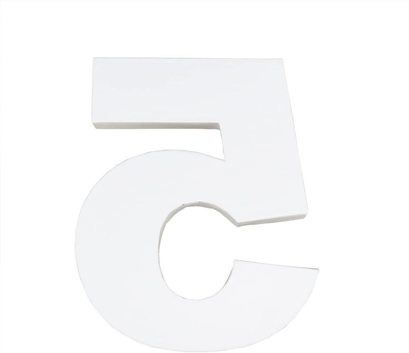 WENPACK 12" Fillable Cardboard Number Shaped Gift Grazing Charcuterie Board Paper Container (5) - Image 3
